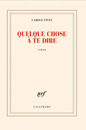 Résumé de Quelque chose à te dire