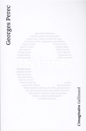 Résumé de La disparition