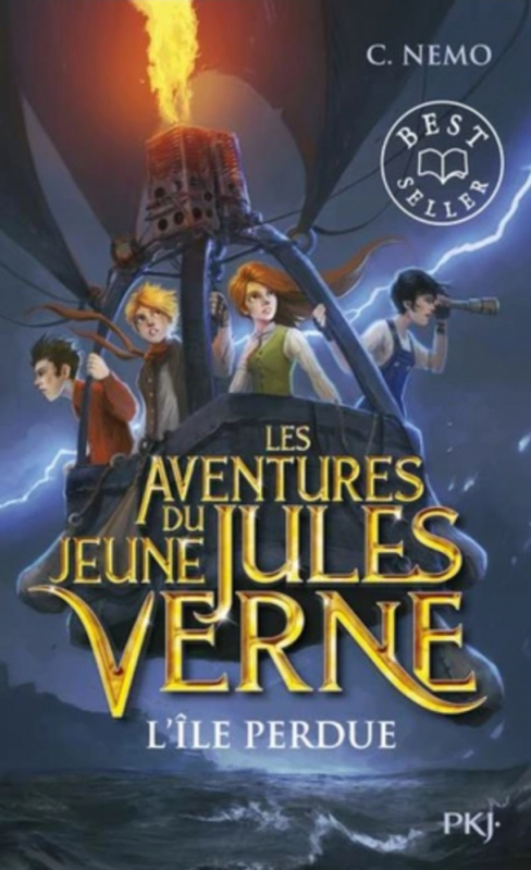 Résumé de Les aventures du jeune Jules Verne, tome 1 : L'île perdue
